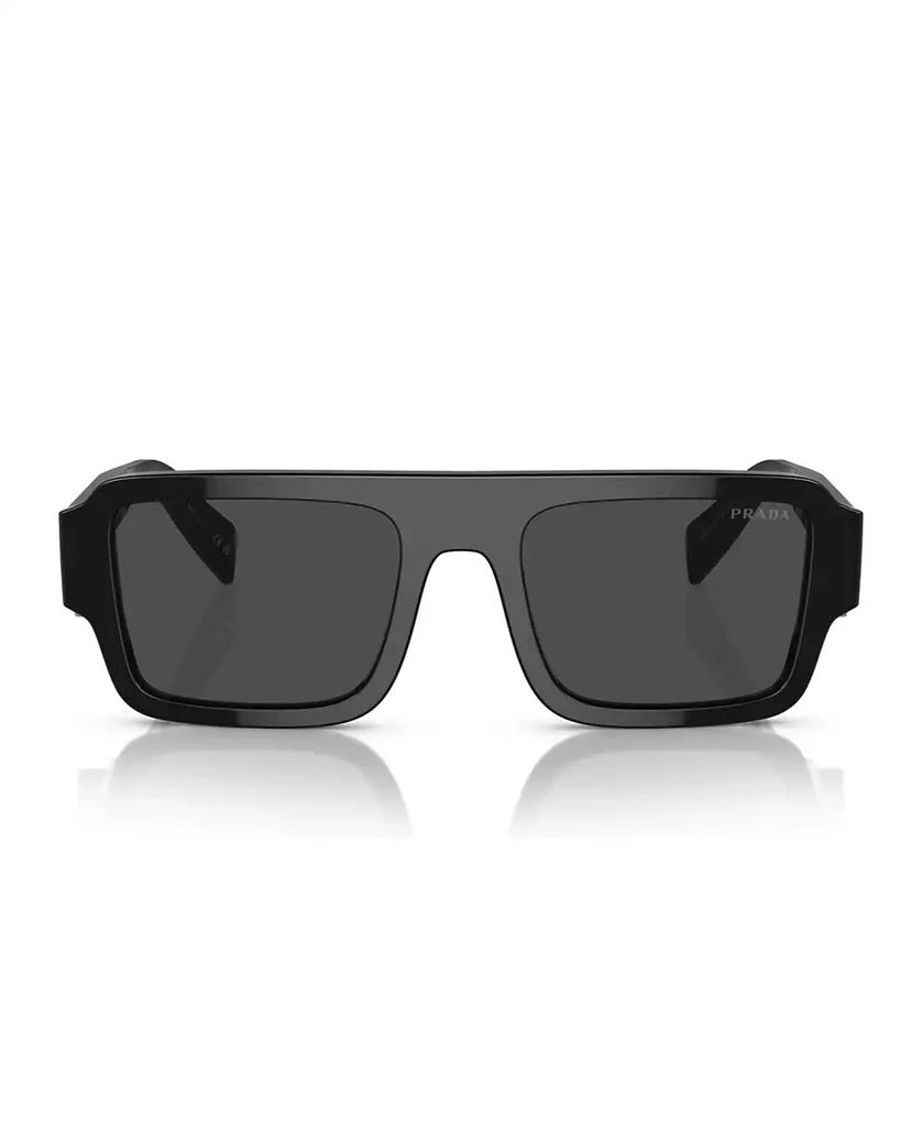 Prada Low Bridge Rectangular Men's Sunglasses, PR A05SF 5