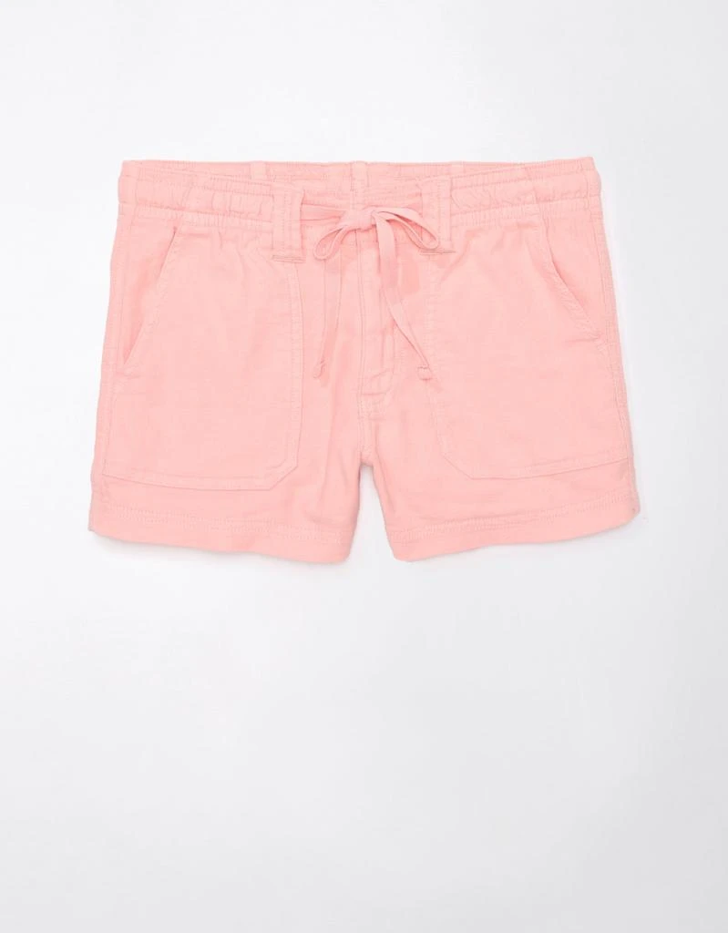 American Eagle Outfitters AE Dreamy Drape Linen-Blend Carpenter Short 1