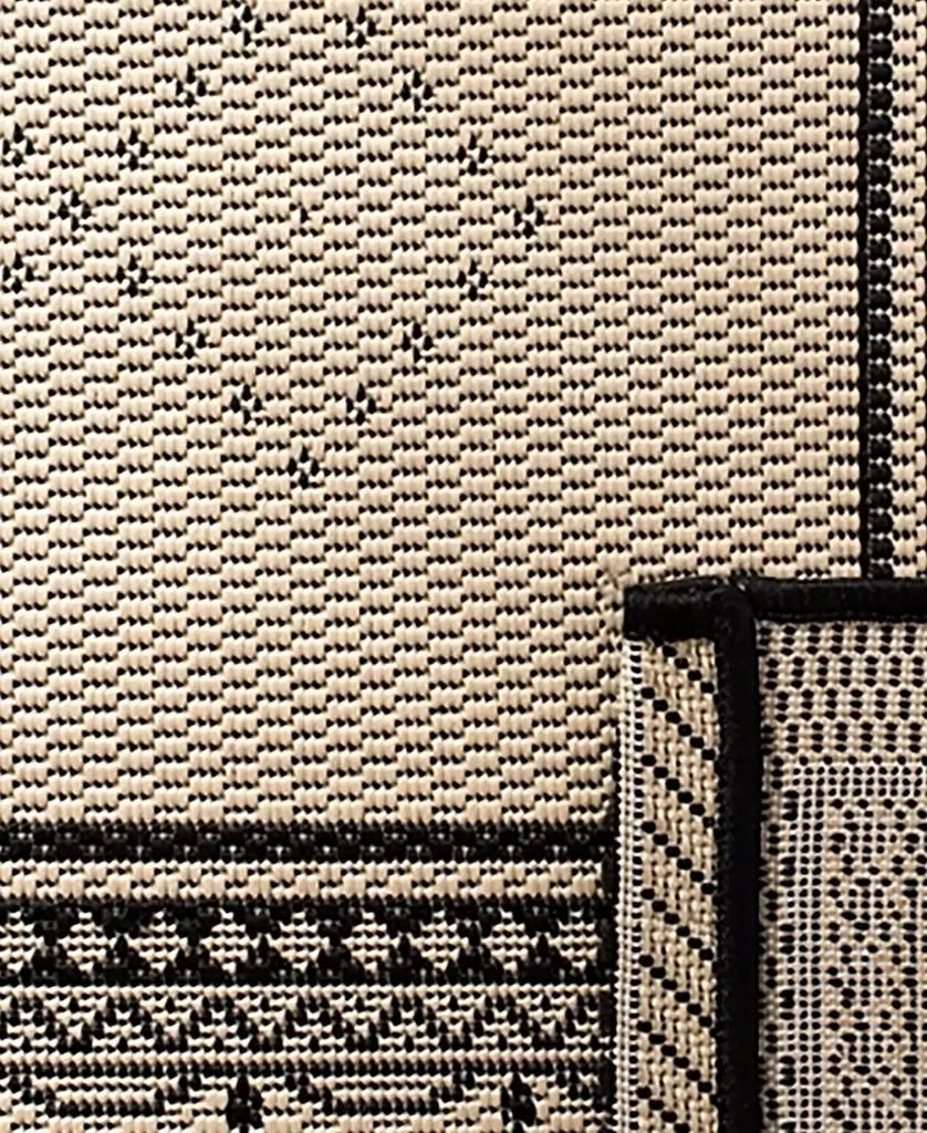 Safavieh Courtyard Sand and Black Area Rug Collection 4