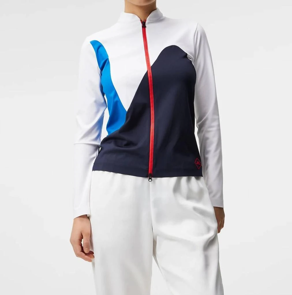J. Lindeberg J.Lindeberg - SWIRL FULL ZIP MID LAYER 2