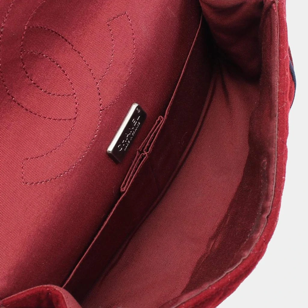 Chanel Chanel Red Wool 2.55 Salzburg CC Edelweiss Flap Bag 5