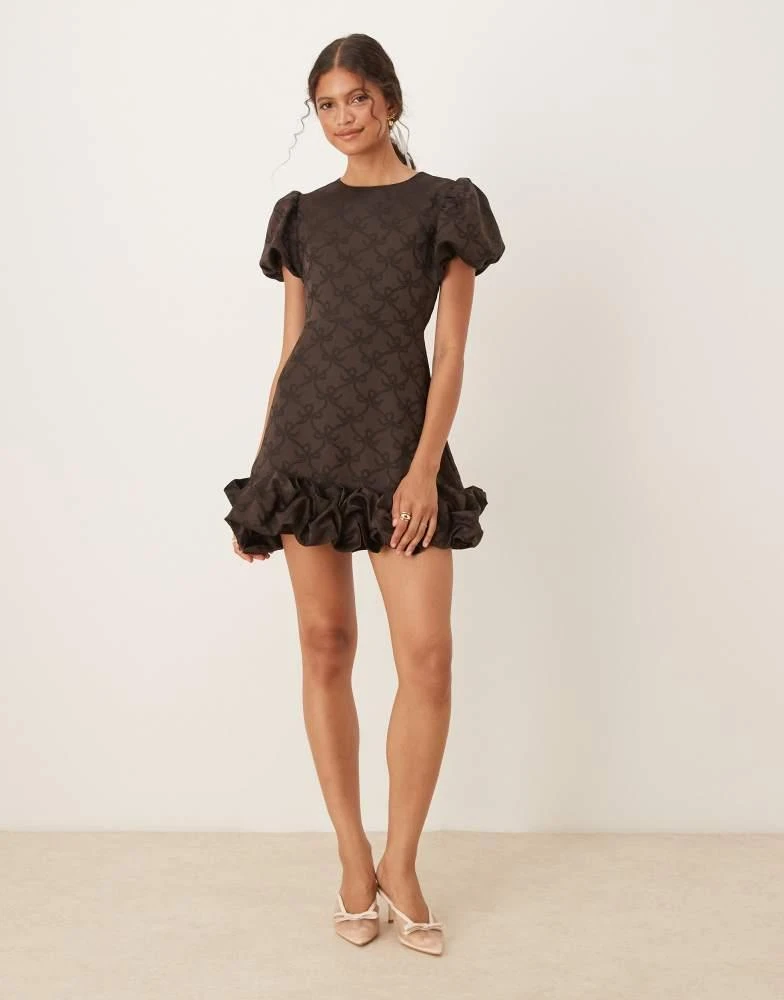 monique lhuillier mini dress bridal Marisa Dress 16 / Silk White
