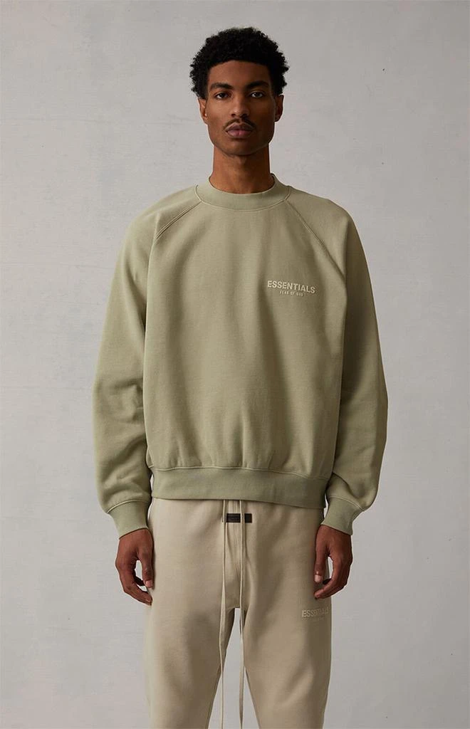 Essentials Sea Foam Crew Neck Sweatshirt 2