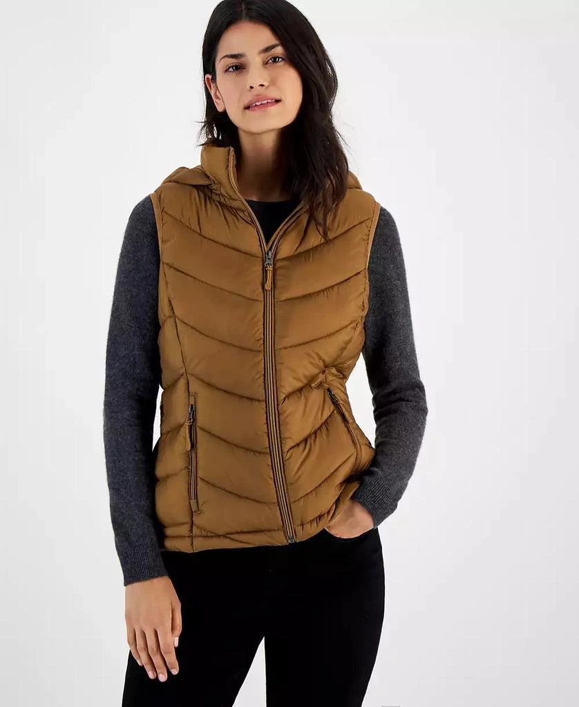 Charter Club Women's Packable Hooded Puffer Vest, Created for Macy's 3