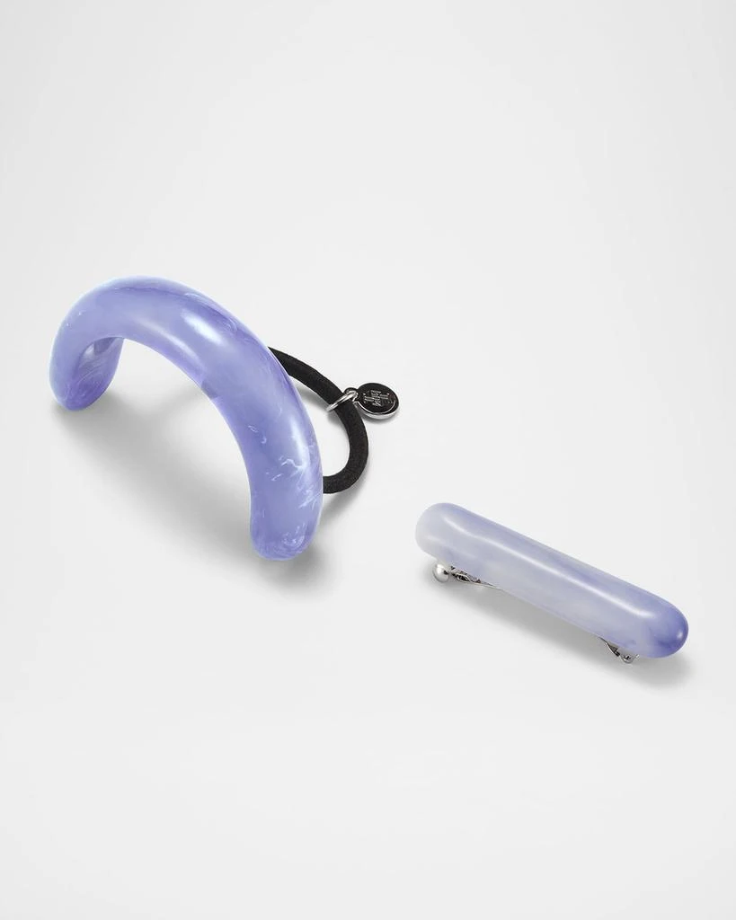 Lelet Ny Marble Arch Pony Cuff 
Barrette Set