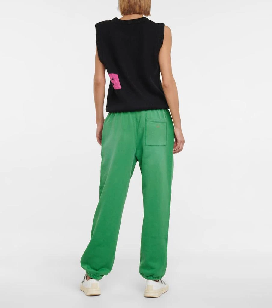 Acne Studios Face patch cotton sweatpants 3