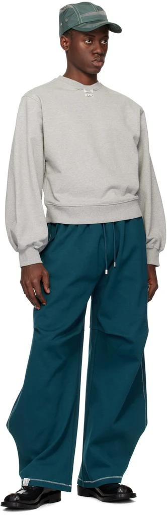 ADER error Gray Langle Sweatshirt 4
