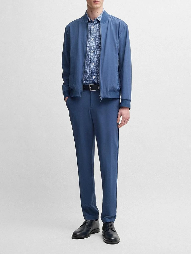 Hugo Boss Slim-Fit Shirt in Floral-Print Performance Fabric 6
