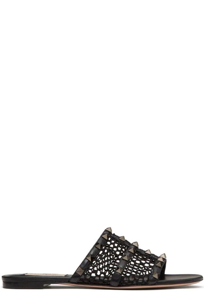 【Valentino】SLIDE VLOGO SIGNATURE T. 60◆6W0S0HA6XTQ Valentino VLogo Signature 60MM Slide Sandals in Calfskin
