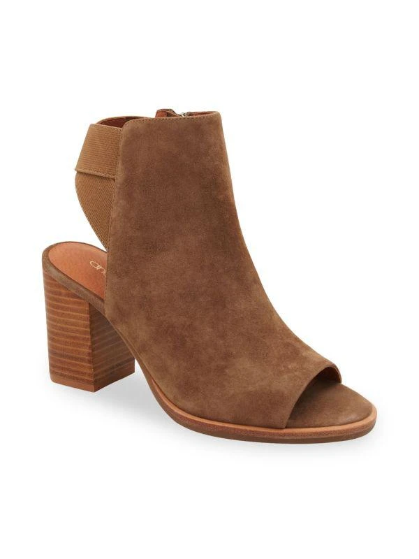 Andre Assous Zazie Peep Toe Leather Booties 2