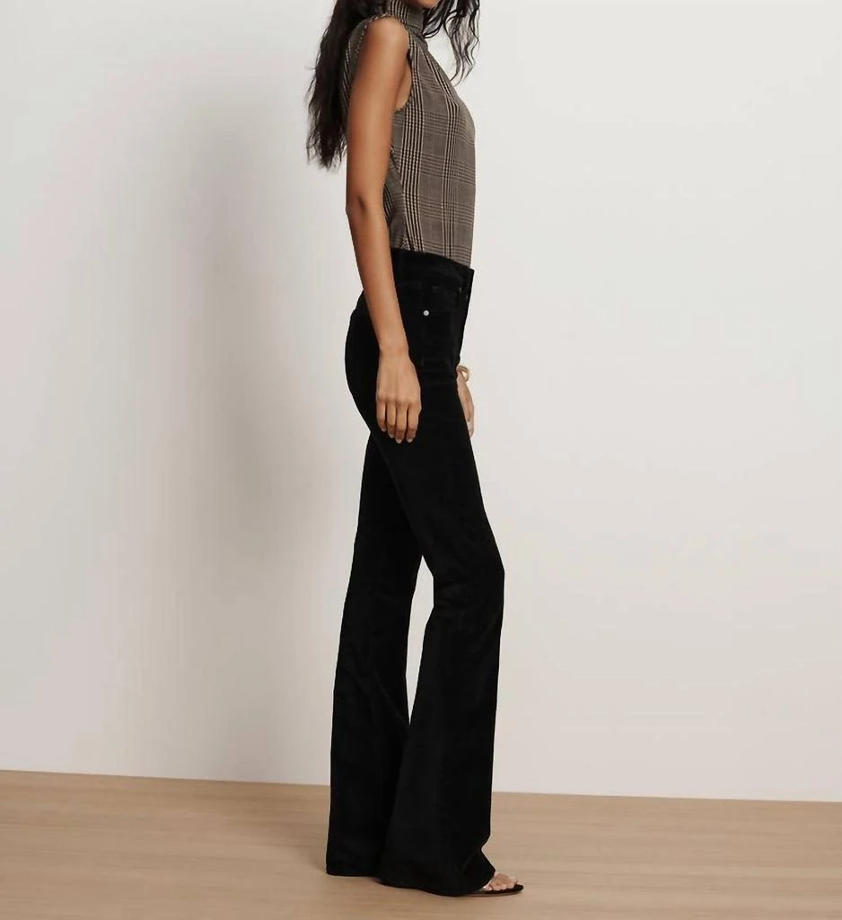 VERONICA BEARD Veronica Beard - Beverly Velvet Skinny Flare Pants 3
