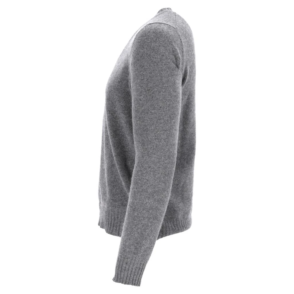 Prada V-Neck Pullover in Grey Wool 2