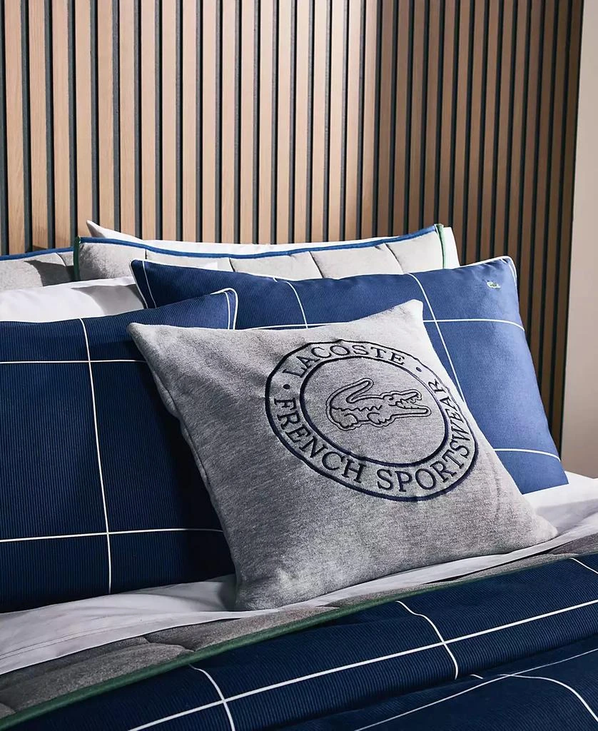 Lacoste Home Tennis Checks Cotton 3-Pc. Comforter Set 4
