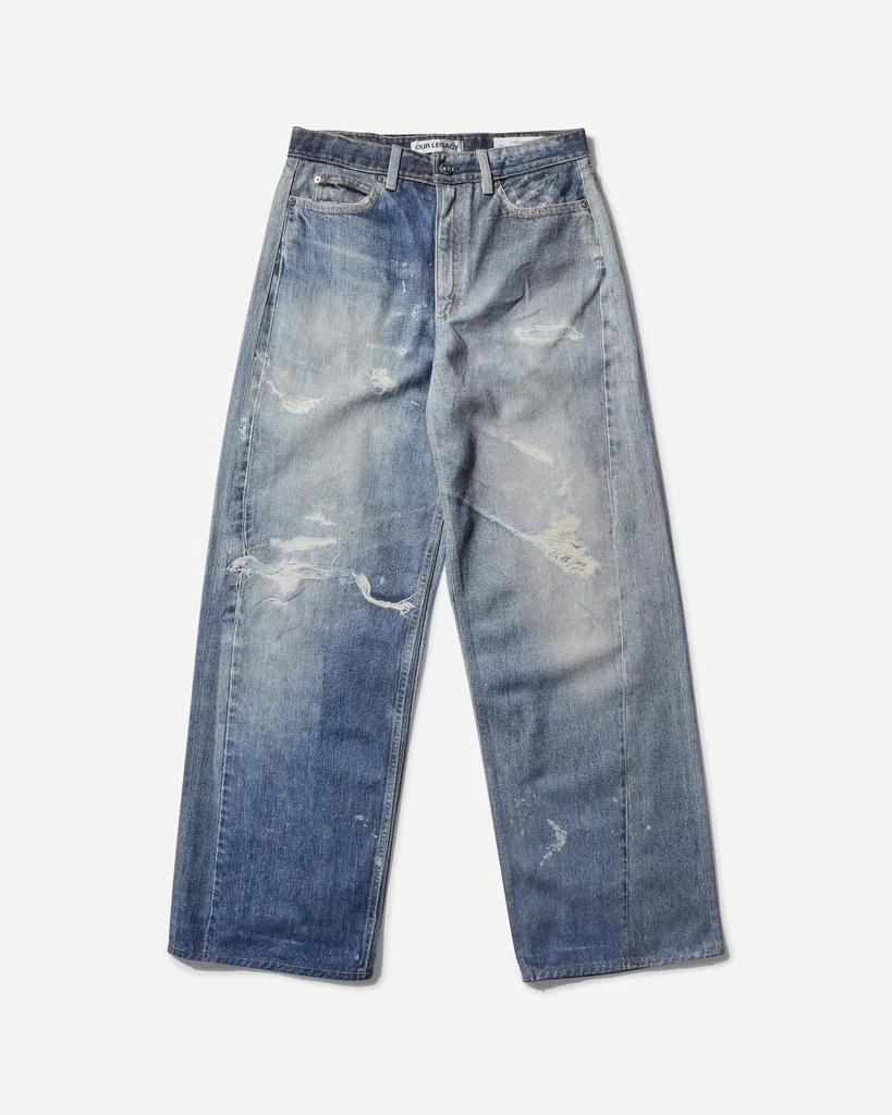 Our Legacy Women's Full Cut Jeans Digital Denim Print 1