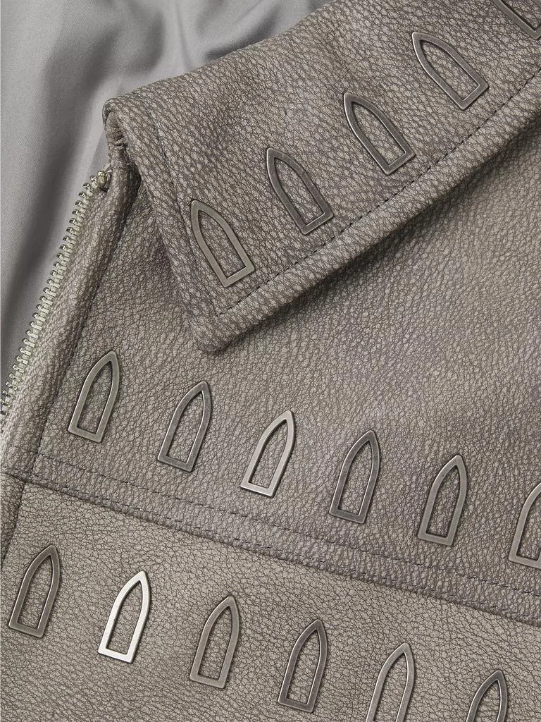 Who Decides War Hardware Leather Jacket 6