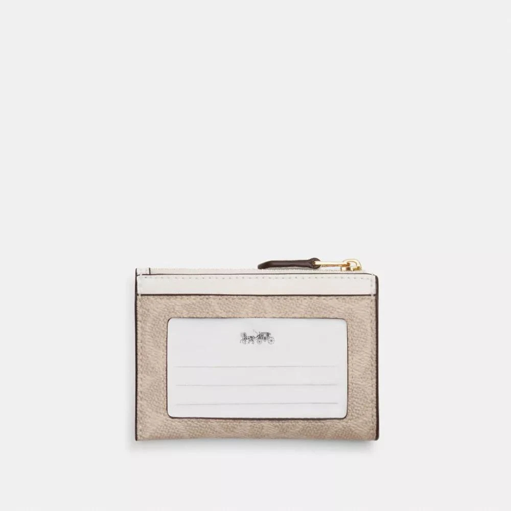 Coach Mini Skinny Id Case In Signature Canvas 2