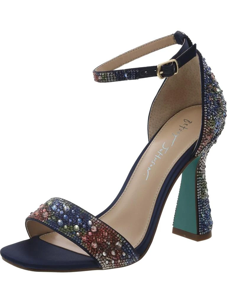 Betsey Johnson Dani Womens Satin Embellished Heels 1