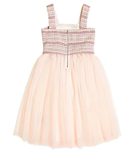 Balmain Cotton-blend tweed dress 4