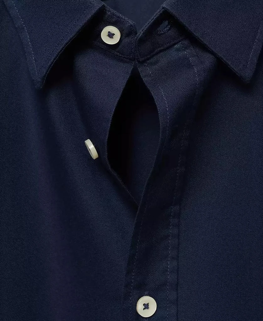 Mango Men's Slim-Fit Cotton Oxford Shirt 2