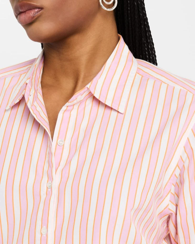 XIRENA Beau Cotton Stripe Button-Front Shirt 5