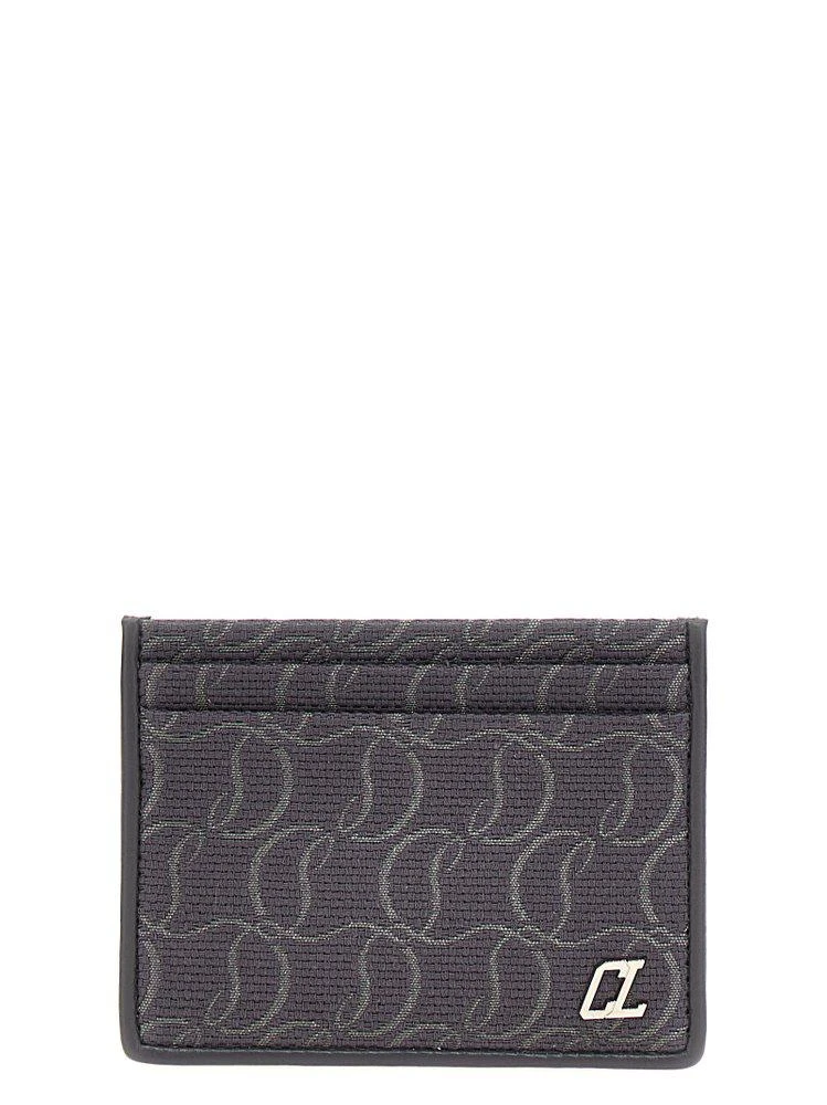 Christian Louboutin Christian Louboutin Kios Jacquard Monogram Card Holder 1