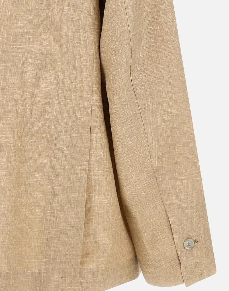 BARBA Wool, silk and linen blazer 5