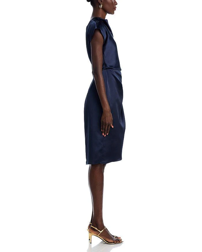 Amsale Asymmetric Draped Sheath Dress 5