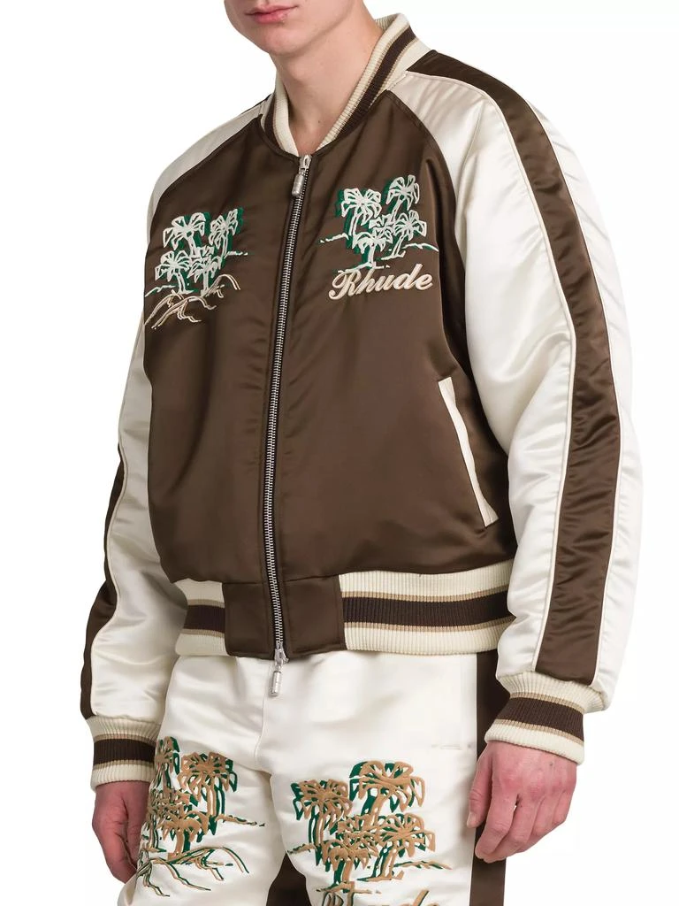 Rhude Crepe Satin Souvenir Jacket 4