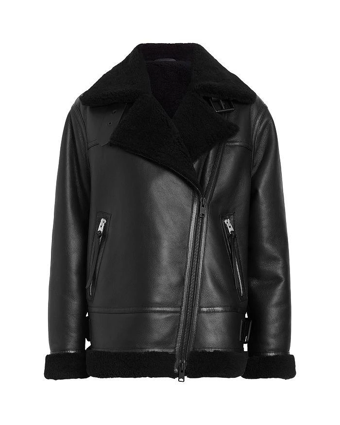 ALL SAINTS Sola Shearling Coat 8