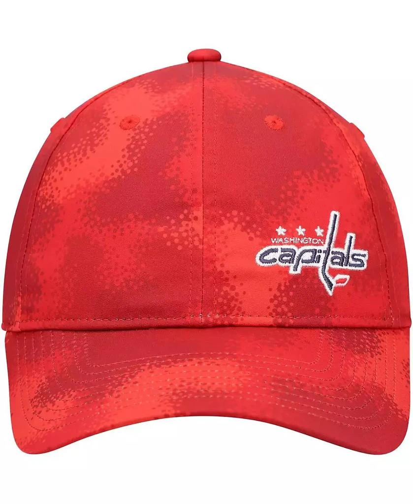 Adidas Women's Red Washington Capitals Camo Slouch Adjustable Hat 2