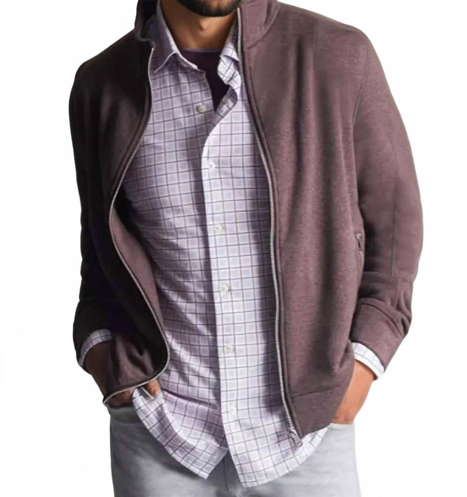 Buki Power Suit Matching Set - Full Zip Sweatshirt & Sweatpant In Espresso