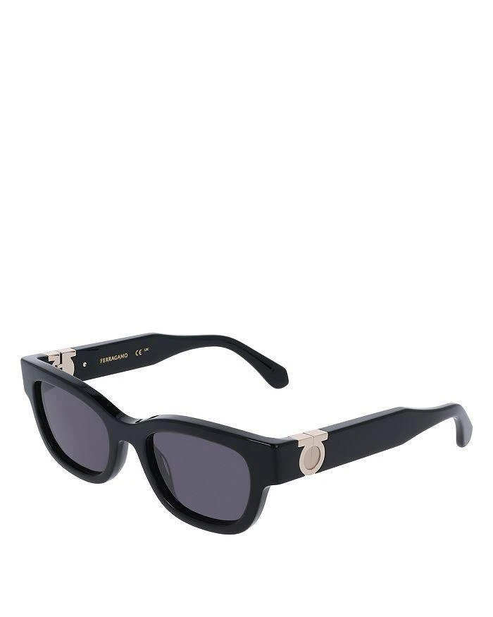 Salvatore Ferragamo Gancini Hinge Rectangular Sunglasses  display picture 2