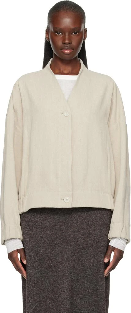 LAUREN MANOOGIAN Beige Matte Jacket