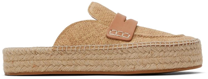 JW Anderson Beige Espadrille Loafers 1