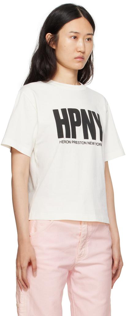 Heron Preston White 'HPNY' T-Shirt