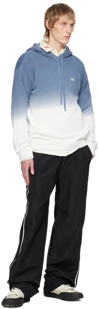 RTA Blue & White Gradient Hoodie 4