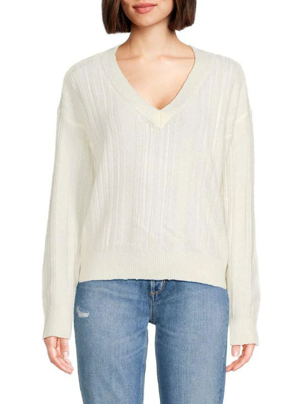 HALSTON Sequin Embellished Sweater 1