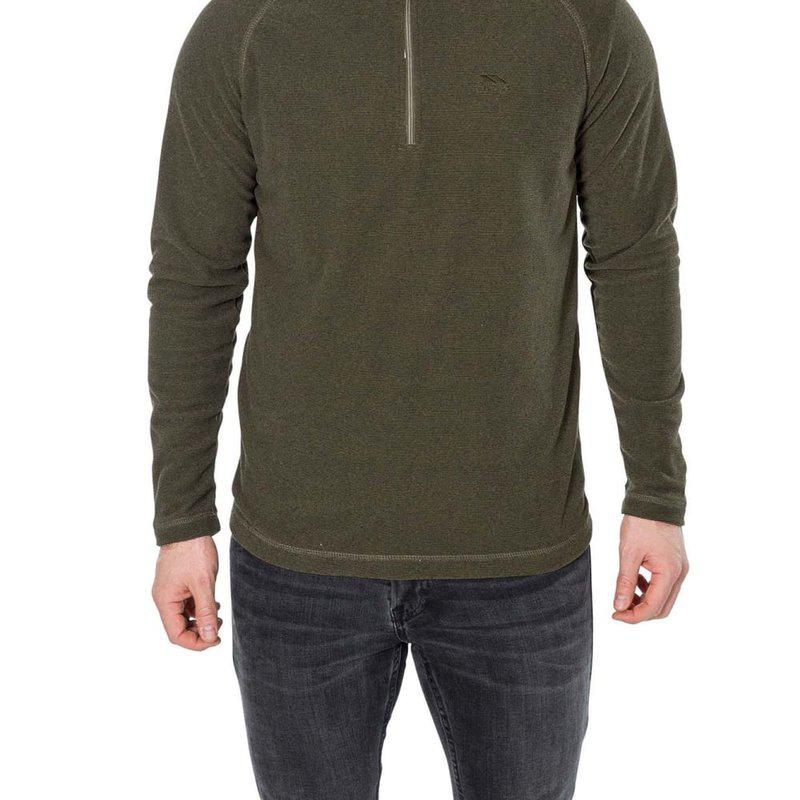 Trespass Mens Keynote Fleece Top Moss