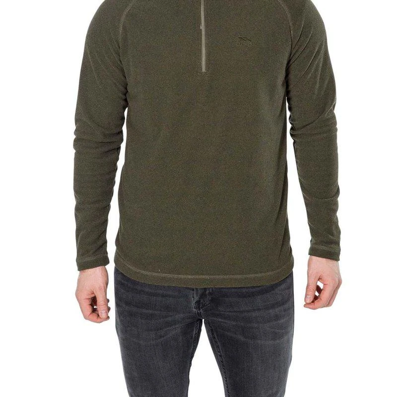 Trespass Mens Keynote Fleece Top Moss 1