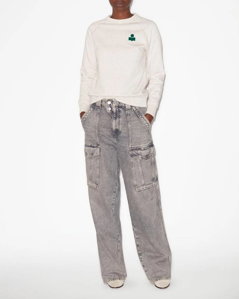 MARANT ÉTOILE MARANT ÉTOILE, MILLA LOGO SWEATSHIRT - Women - Beige - 36 1