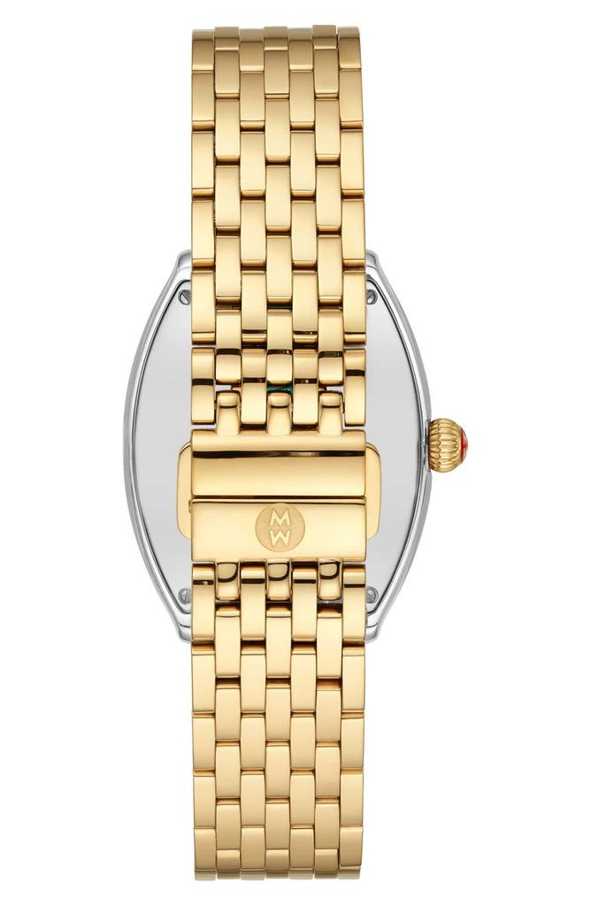 MICHELE Relevé Two-Tone Diamond Dial Watch Head & Interchangeable Bracelet, 31mm x 32mm
