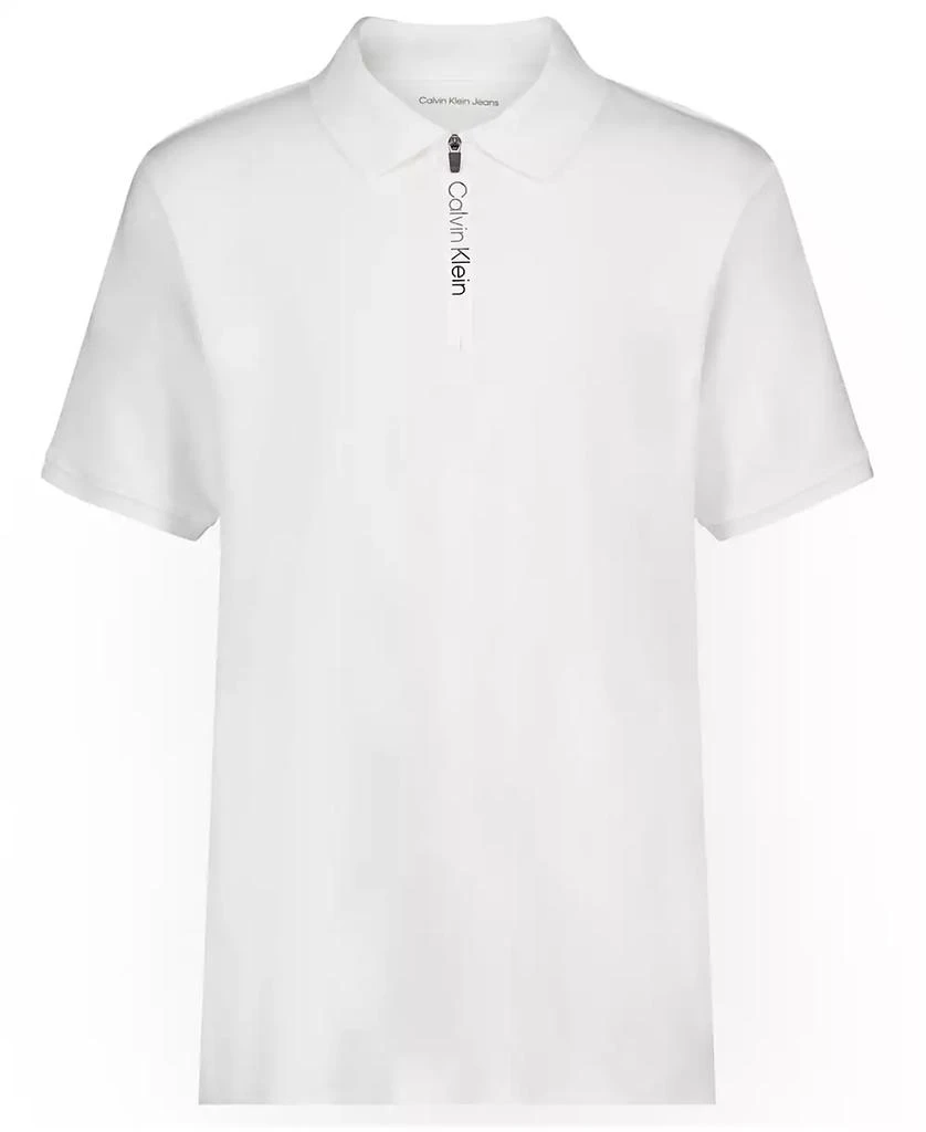 Calvin Klein Boys' 8-20 Short-Sleeve Polo Shirt