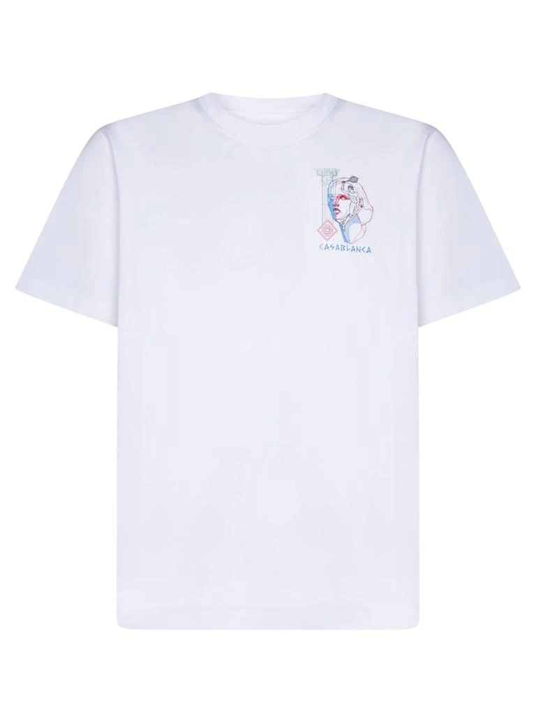Casablanca Graphic Print White T-shirt 1