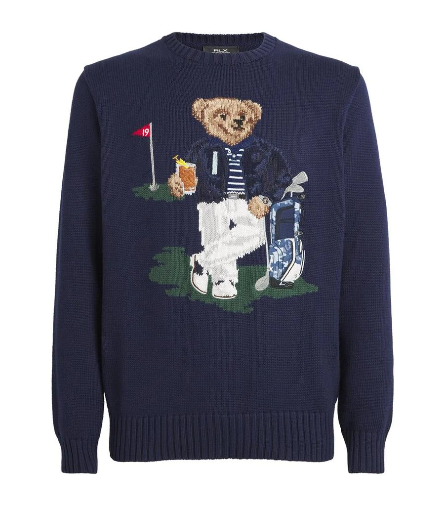Ralph Lauren Cotton-COOLMAX Golf Bear Sweater 1