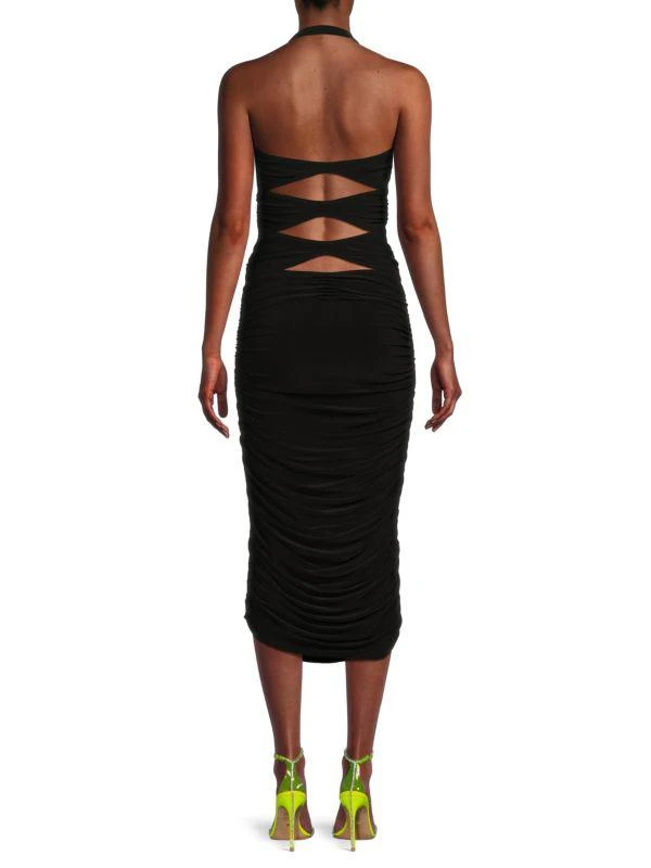 Shop Peekaboo Mio Halter Cutout Midi Dress on Sale at BeyondStyle  Get 74%  Off Peekaboo Mio Halter Cutout Midi Dress with Limited-Time Flash Deals,  Exclusive Discounts, and Special Offers. Enjoy Unbeatable