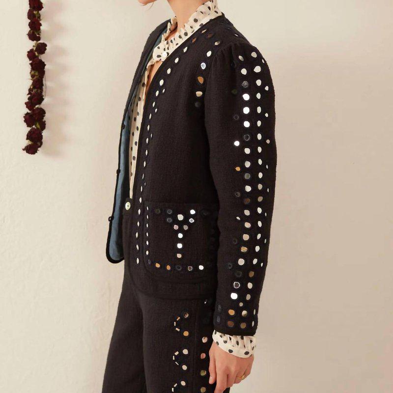 Alix Of Bohemia Billie Midnight Mirror Jacket In Black Cosmos