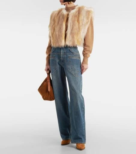 Isabel Marant Alexina faux fur vest 2
