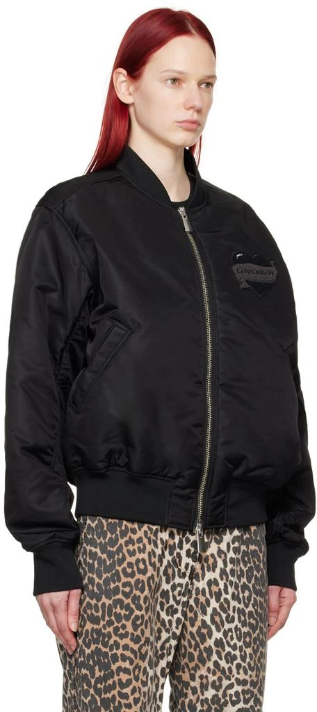 Charles Jeffrey Loverboy Black Appliqué Bomber Jacket 2