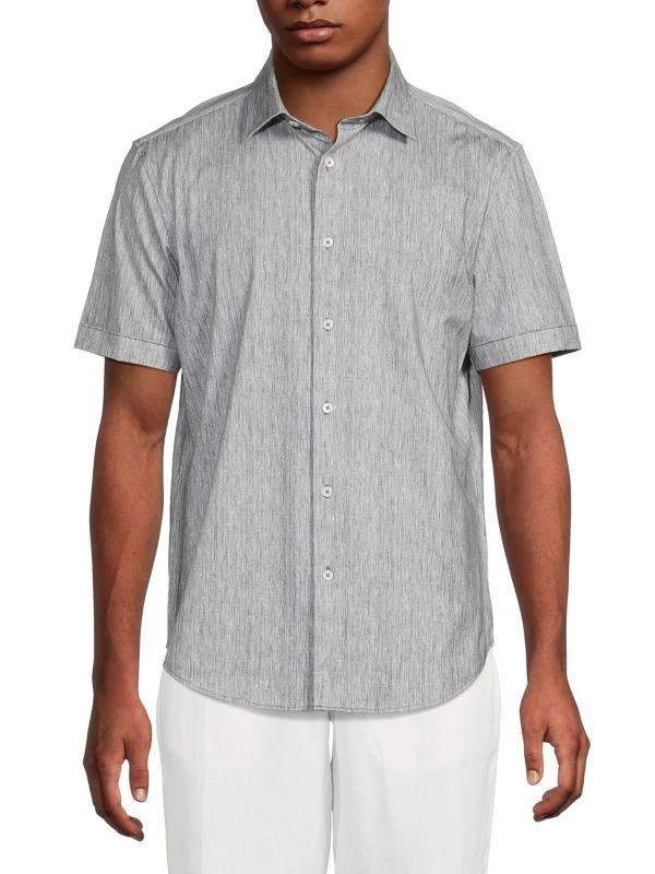 BUGATCHI Miles Stretch-Cotton Shirt 1