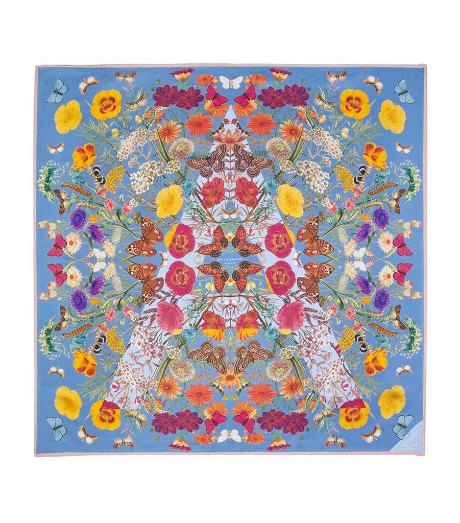 Aspinal of London Botanical 'A' Silk Scarf